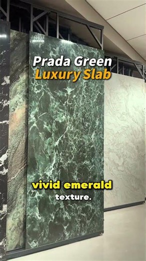 Prada Green Luxury Slab | Premium Sintered Stone
