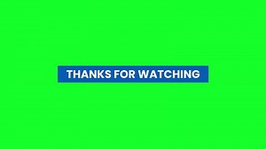 thank for watching green screen animation, thank for watching , motion graphics for thank you