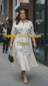 48 reactions | Dressing for an Apple Shape? ✨ Discover the perfect styles to enhance your curves! Say YES to empire waist, shift, and ruched dresses that flatter your figure, and avoid bodycon, high-waisted, and drop-waist styles. Feel confident and stylish every day!  Which dress style is your go-to? Comment below!  #AppleShape #DressForYourShape #BodyPositiveFashion #FashionTips #joynstyle #joyandstyle | JOY and STYLE | Facebook