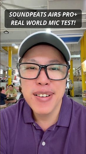 SOUNDPEATS Air5 Pro+ Real World Mic Test!