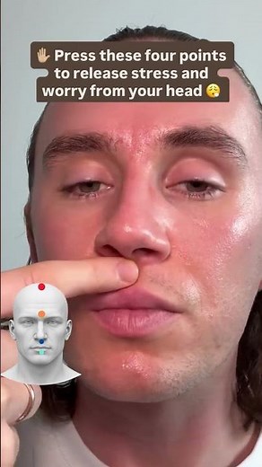 Instantly release stress & tension with these 4 calming acupressure points 🤎 In Chinese medicine,