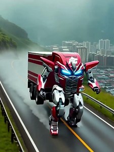 This Truck Turns Into a Giant Robot!#viral #robot #transformers #shorts #futureflying #running