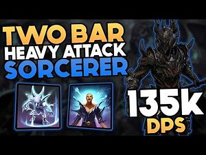 135k DPS Sorcerer Subclass Heavy Attack Build - Best Magicka Sorcerer Build ESO Update 48
