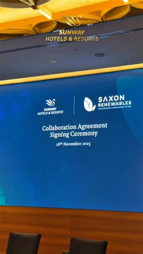 We’re taking a big step towards a greener future! Sunway Hotels & Resorts has partnered with Saxon Renewables to launch our Voluntary Guest Carbon Offset Programme, giving eco-conscious travellers the power to make their stay even more sustainable. Guests can now choose to make a small voluntary contribution when booking or checking in, helping support certified carbon projects around the world - all verified by internationally recognised standards like Verra and Gold Standard. Together, we’re m