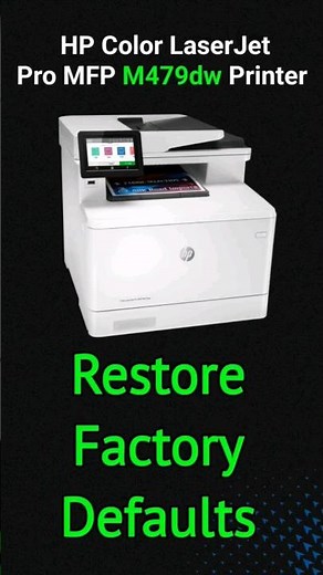 How to Factory reset HP Printer