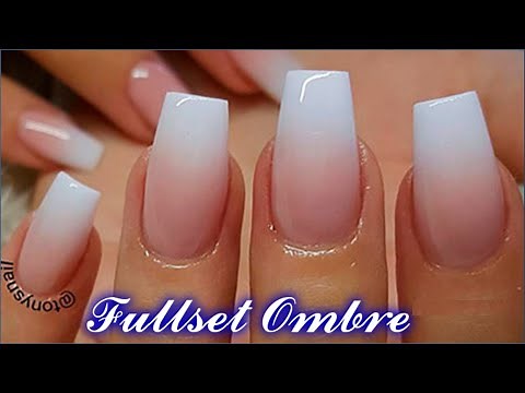 Acrylic Nails | How to do fullset Ombre nail