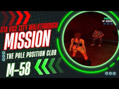 GTA Vice City Walkthrough Mission #58 - The Pole Position Club||@Fms0986 ​