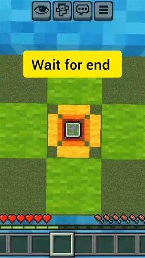 Minecraft drop hole #Minecraft #viral #short