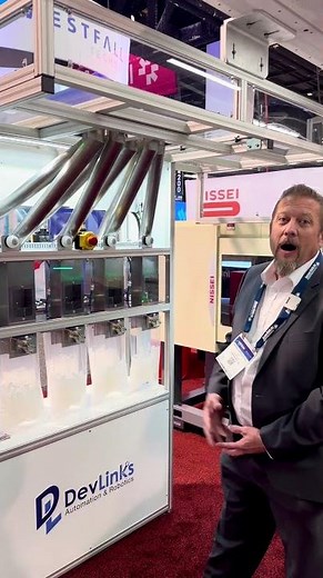 NISSEI’s Demo at MD&M West: a Turnkey Solution for Automation Cell (Molding Syringe Barrels)