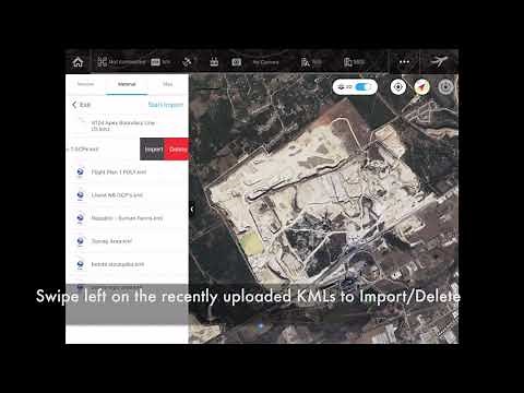 DJI GS Pro Walkthrough DJI KML Import Tutorial