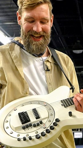 Paul Davids on Instagram: "The Circle Guitar was one of the weirdest things I've seen at the NAMM show this year. The potential of this guitar (is it?) fries my brain. What do you think?! Full video on YouTube :) @circleinstruments"