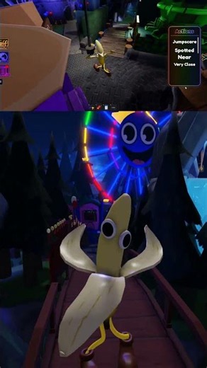 ROBLOX - CUSTOMIZED RAINBOW FRIENDS ROLEPLAY How to get BANANA PRANKS UNLEASHED BADGE MORPHS! #roblo