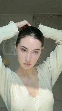 Easy slick back bun tutorial