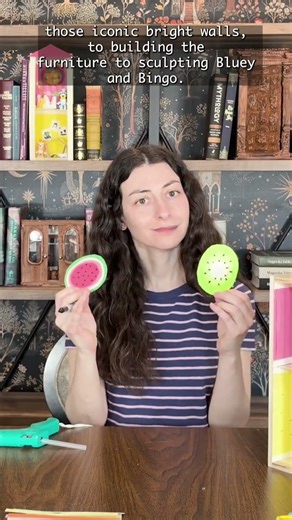 Check out my Bluey Book Nook (featuring my dog, Bandit) and learn how to make your very own!