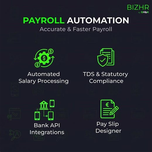 HRMS Software | Automate all your HR tasks with Klipit BizHR | #hrsolutions #hrmssoftware #hrms