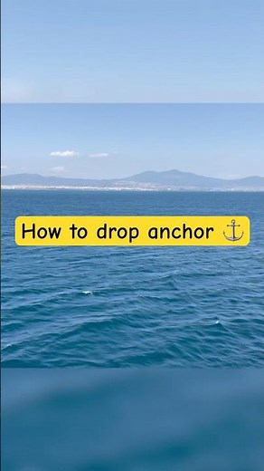 HOW TO STOP THE SHIP | ANCHORING PROCEDURE EXPLAINED ⚓️. #shorts #ytshorts