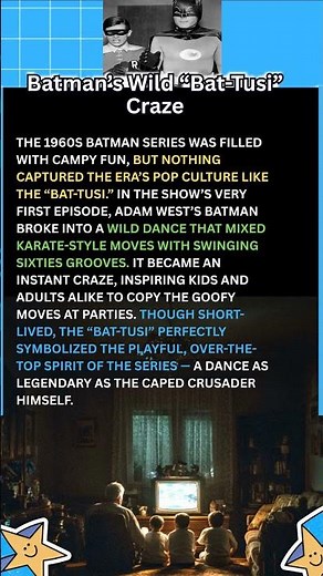 Batman’s Wild “Bat Tusi” Craze #Batman1966 #ClassicTV #1960sPopCulture