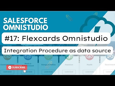 Session 17: Flexcards | Integration Procedure as Data Source Type | Omnistudio | Salesforce Vlocity