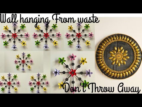 2 * INCREDIBLE Pista Shell Crafts Wall Hanging |DIY Pista shells Home Decor