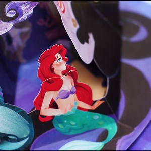 Relive the iconic story of Disney's The Little Mermaid in this intricate, interactive pop-up book! Featuring five giant “pops,” ​with state-of-the-art paper engineering and beautifully rendered illustrations​. https://bit.ly/43fE9IU | Insight Editions | Facebook