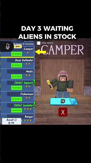 alien class hunter in 99 night in the forrest #shorts