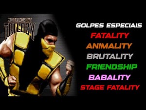 Mortal Kombat Trilogy - How to Perform All of Scorpion's Special Moves and Finishing Moves