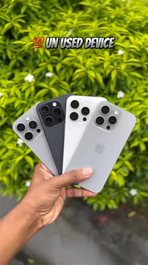 MOBiLE PHONES on Instagram: "iphone 15 pro 256 Gb 🔋 battery 100% Device only !! 💯 brand New condition Best price PRICE 1,100,000 tsh"