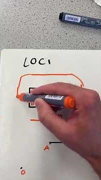 Loci #gcsemaths locus from a line, point and rectangle ; use a compass