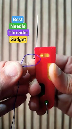 Automatic Needle Threader Review 🪡 How to easily put thread into needle while sewing
