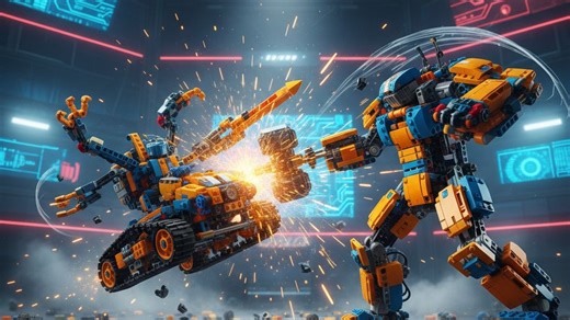 🤖乐高BattleBots对决！八大战斗机器人激烈争锋🔥｜LEGO Technic & Mindstorms