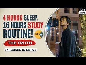 Craziest Study routine explained | Ashish Ranjan AIR - 4