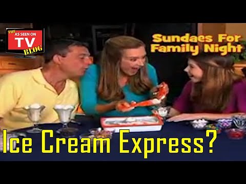 Ice Cream Express As Seen On TV Commercial Buy Ice Cream Express As Seen On TV Ice Cream Maker Pan