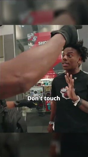 Speed became very angry when he was pushed by a security guard #ishowspeed