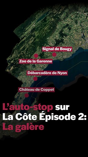 ✋🚙 Deuxième épisode dans notre quête de relier en une journée, et en stop, le Signal de Bougy, le zoo de La Garenne, le château de Coppet et le débarcadère de Nyon en partant de Morges. Après avoir atteint la première étape en une heure, la suite de l’aventure s’annonce davantage compliquée. Rejoindre le zoo de La Garenne s’avère être un léger casse-tête, mais ni l’attente ni le froid ne nous découragerons. En voiture! 👀 📹 Luca Baume | La Côte