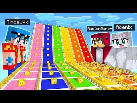 MINECRAFT: ¡DESAFÍO EXTREMO de LUCKY BLOCKS! 😱😂 Los COMPAS