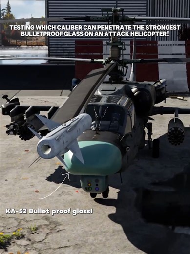 Understanding Caliber Sizes Against KA-52 Windshield Glass