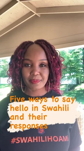 Happy Thursday! Something light for my beginners. 5 ways to say hello in Swahili and how to respond. 1. Hujambo- this simply means do you have any complaints? And the response is Sijambo. I have none. 2. Habari zako? - what’s your news? Response nzuri which simply means good. 3. Umeshindaje- we use this at the end of the day. Literally did you have victory over the day…we use this to ask how was your day. Response- salama. It was peaceful/ safe/ okay. 4. Shikamoo- This is a respectful way to gre