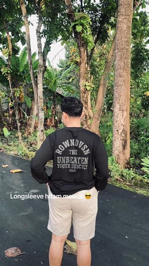 Longsleeve hitam rown division #longsleeve #rowndivision