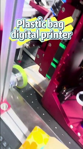 Plastic bag digital printing machine - plastic bag easy to print LOGO without plate making
