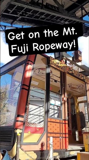 Easiest way to see Mt. Fuji in Japan! #ropeway #fujisan
