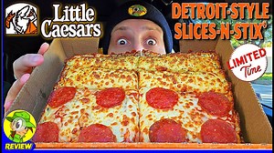 Little Caesars Detroit style slices n stix review is this their best version yet