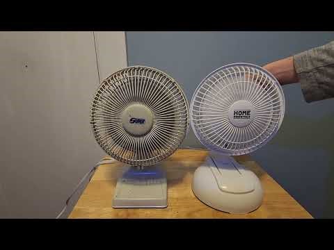 Comparing my super desk fan to my home essentials desk fan