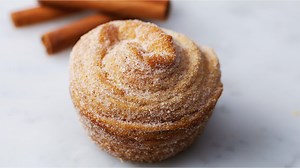 Churro Puff Pastry Muffin Recipe by Tasty