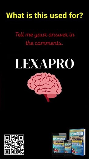 Top 200 Drugs: Lexapro & its Uses, Benefits & Details! #shorts