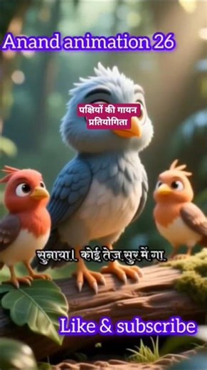 bird's singing competition#shorts#moral#shortsviral#shortsfeed