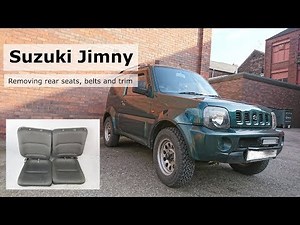 Removal of Suzuki Jimny rear seats