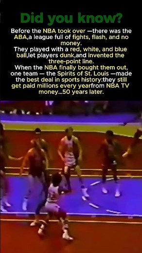 The Greatest Sports Deal Ever — The ABA TV Story #history #historyshorts #nba #business #didyouknow
