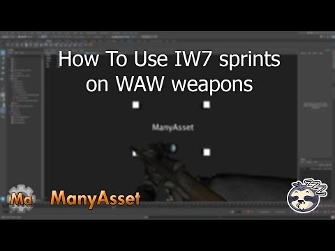 How To Use IW7 sprints on WAW weapons | COD4