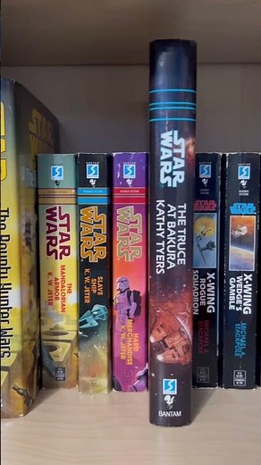 My small collection of Star Wars books.