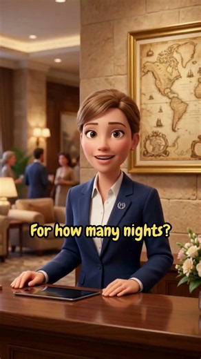 How to Check-In at a Hotel in English 🏨 (Funny & Easy Guide!) #hotelcheckin #hotelenglish